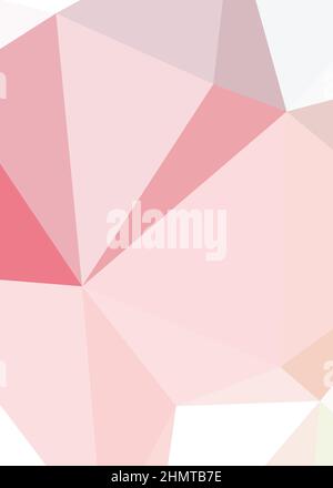 Abstrakte Low Polygon Farbe Generative Art Hintergrunddarstellung Stock Vektor