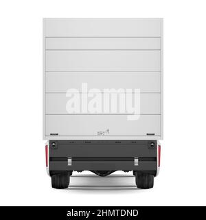 Truck Camion Mockup 3D Rendering Stockfoto