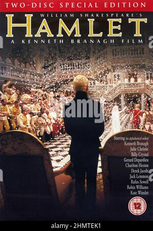 DVD-Cover. „Hamlet“ von William Shakespeare. Stockfoto