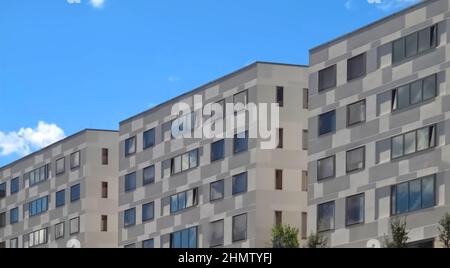 Weissenhofsiedlung in Stuttgart, Deutschland vom Architekten Mies van der Rohe Stockfoto