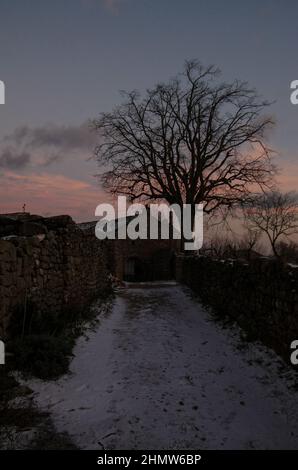 Europa, Frankreich, Lozère, Dorf Stockfoto