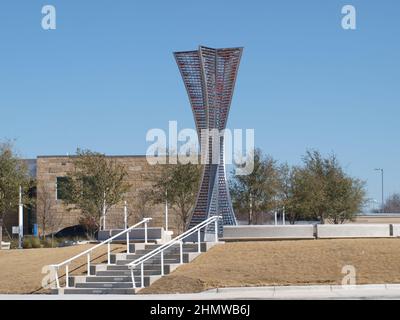 Wandern Auf Dem Central Trail Durch Richardson, Texas Stockfoto