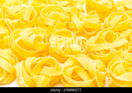 Nudeln Nester Stockfoto
