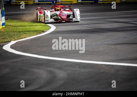 Mexiko-Stadt, Mexiko. 12th. Februar 2022. 07 SETTE Camara Sergio (BRA), Dragon / Penske Autosport, Penske EV-5, Aktion während des ePrix von Mexiko-Stadt 2022, 2nd Treffen der ABB FIA Formel-E-Weltmeisterschaft 2021-22, auf dem Autodromo Hermanos Rodriguez vom 10. Bis 11. Februar in Mexiko-Stadt, Mexiko - Photo Germain Hazard / DPPI Quelle: DPPI Media/Alamy Live News Stockfoto