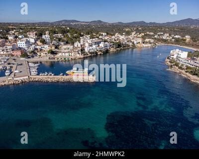 royal Nautical Club, Porto Petro, Santanyi, Mallorca, Balearen, Spanien Stockfoto