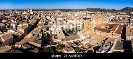 kirche und Kloster von St. Bonaventure, 17th Jahrhundert, Llucmajor, Mallorca, Balearen, Spanien Stockfoto