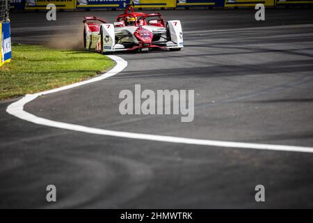 07 SETTE Camara Sergio (BRA), Dragon / Penske Autosport, Penske EV-5, Aktion während des ePrix von Mexiko-Stadt 2022, 2nd Treffen der ABB FIA Formel-E-Weltmeisterschaft 2021-22, auf dem Autodromo Hermanos Rodriguez vom 10. Bis 11. Februar in Mexiko-Stadt, Mexiko - Foto: Germain Hazard/DPPI/LiveMedia Stockfoto