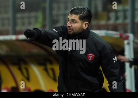 Perugia, Italien. 12th. Februar 2022. 2Â allenatore perugia während AC Perugia gegen Frosinone Calcio, Italienisches Fußballspiel der Serie B in Perugia, Italien, Februar 12 2022 Quelle: Independent Photo Agency/Alamy Live News Stockfoto