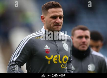 Huddersfield, England, 12th. Februar 2022. Billy Sharp von Sheffield Utd während des Sky Bet Championship-Spiels im John Smith's Stadium, Huddersfield. Bildnachweis sollte lauten: Simon Bellis / Sportimage Kredit: Sportimage/Alamy Live News Stockfoto