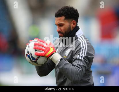 Huddersfield, England, 12th. Februar 2022. Wes Foderingham von Sheffield Utd während des Sky Bet Championship-Spiels im John Smith's Stadium, Huddersfield. Bildnachweis sollte lauten: Simon Bellis / Sportimage Kredit: Sportimage/Alamy Live News Stockfoto