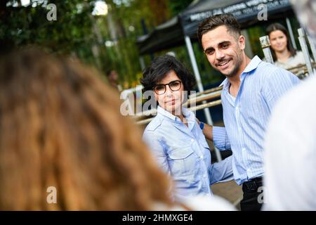 Rachida Dati, Mitglied der französischen rechten Partei Les Republicains (LR), seit sie ihre eigene Partei namens "Soyons libres" (SL) gegründet hat, während des Jahres Stockfoto
