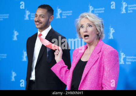 Daryl McCormack und Emma Thompson bei der Good luck to you, Leo Grande Photocall im Rahmen der Internationalen Filmfestspiele Berlin 72nd (Berlinale) am 12. Februar 2022 in Berlin. Foto von Aurore Marechal/ABACAPRESS.COM Stockfoto