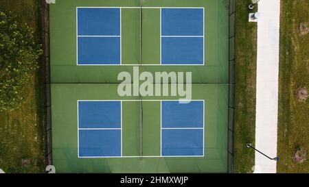 Neu gebaute Pickleball-Plätze im East Lions Community Centre in London, Ontario, Kanada. Luke Durda/Alamy Stockfoto