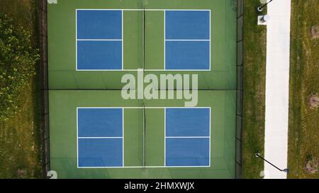 Neu gebaute Pickleball-Plätze im East Lions Community Centre in London, Ontario, Kanada. Luke Durda/Alamy Stockfoto