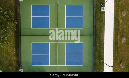 Neu gebaute Pickleball-Plätze im East Lions Community Centre in London, Ontario, Kanada. Luke Durda/Alamy Stockfoto