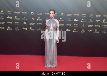 Valencia, Spanien. 12th. Februar 2022. Cate Blanchett nimmt an den Goya Awards 36th Teil - Roter Teppich im Palau de les Arts Reina Sofia am 12. Februar 2022 in Valencia, Spanien Credit: MPG/Alamy Live News Stockfoto