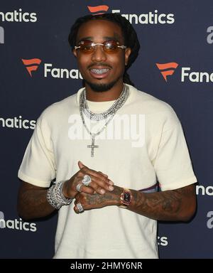 Culver City, USA. 12th. Februar 2022. Quavo besucht Michael Rubins 2022 Fanatiker Super Bowl Party am 12. Februar 2022 in Culver City, Kalifornien. Foto: Casey Flanigan/imageSPACE/Sipa USA Kredit: SIPA USA/Alamy Live News Stockfoto