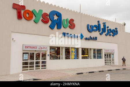 Doha, Katar - Januar 16th 2022: Ein Toys R US-Shop im Nahen Osten in Doha, Katar Stockfoto