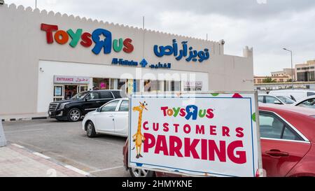 Doha, Katar - Januar 16th 2022: Ein Toys R US-Shop im Nahen Osten in Doha, Katar Stockfoto