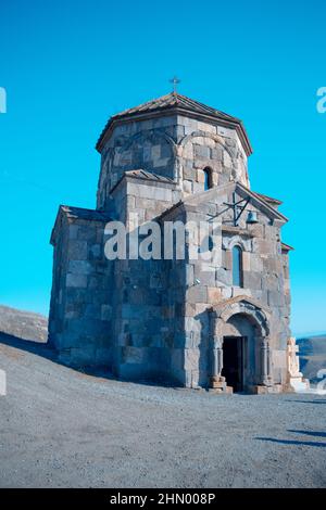 Voskepar Kirche. Kirche St. Astvatsatsatsin Voskepar, Provinz Tavush, Armenien Stockfoto