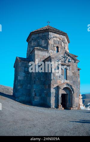 Voskepar Kirche. Kirche St. Astvatsatsatsin Voskepar, Provinz Tavush, Armenien Stockfoto