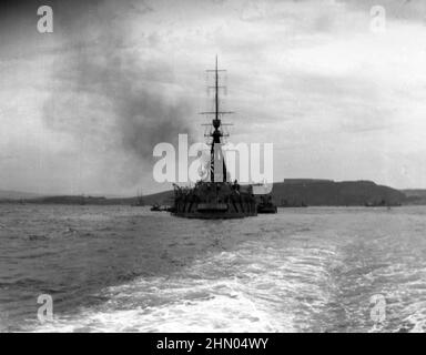 Kaiserlich Japanische Marine / Imperial Japanese Navy (IJN) Schlachtschiff der Isle-Klasse / Schlachtschiff Isle-Class - Isle Stockfoto