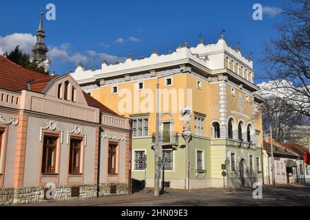 Miskolc, eine große Stadt in Nordungarn: Forstamt Stockfoto