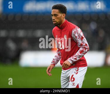 ZAK Vyner #26 von Bristol City während der Aufwärmphase vor dem Spiel Stockfoto