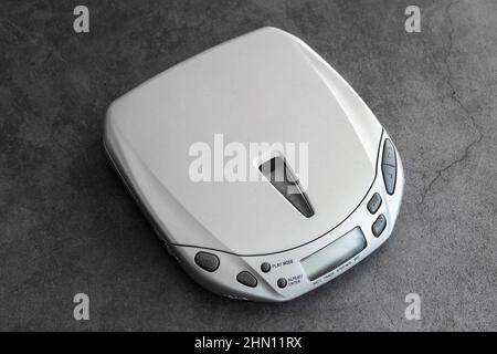 Tragbarer CD-Player Discman Stockfoto