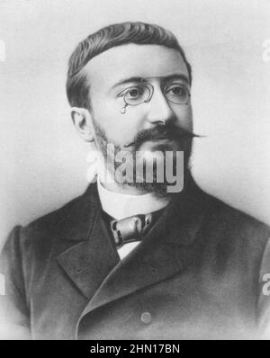 ALFRED BINET (1857-1911) französischer Psychologe, der den ersten praktischen IQ-Test entwickelte. Stockfoto