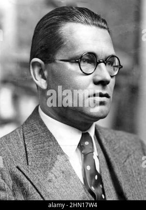 PHILIP BOULER (1899-1945) leitender deutscher Nazi-Parteioffizier, verantwortlich für das Euthanasie-Programm Aktion T4. Stockfoto