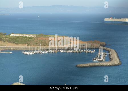 Marina in Horseshoe Bay San Francisco, März 2015 Stockfoto