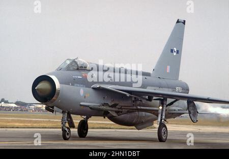 - Royal Air Force, Jagdflugzeug English Electric Lightning - Royal Air Force, aereo da caccia English Electric Lightning Stockfoto