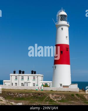 Portland Bill Lighthouse, Portland Bill, Portland, Dorset, England, VEREINIGTES KÖNIGREICH Stockfoto