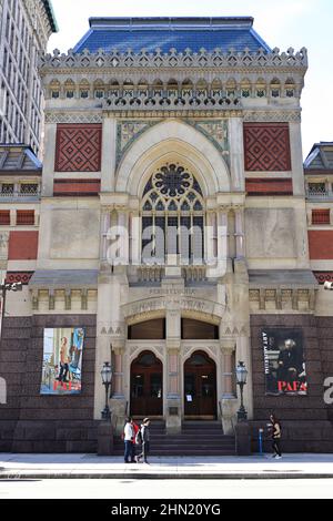 Außenansicht der Pennsylvania Academy of the Fine Arts.Philadelphia.Pennsylvania.USA Stockfoto