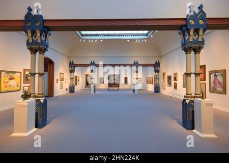 Die Galerie der Pennsylvania Academy of the Fine Arts. Philadelphia.Pennsylvania.USA Stockfoto