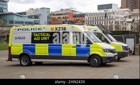 Greater Manchester Tactical Aid Unit Stockfoto