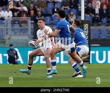 Stadio Olimpico, Rom, Italien. 13th. Februar 2022. 6-Nations International Rugby, Italien gegen England: Credit: Action Plus Sports/Alamy Live News Stockfoto