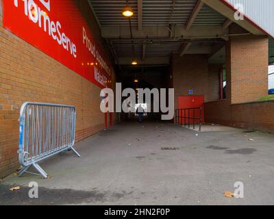Die Außenseite des Bescot-Stadions, Walsall Stockfoto