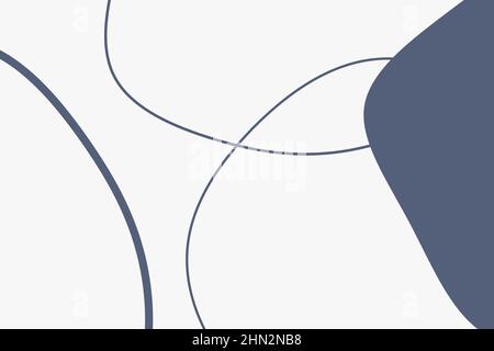Moderner farbenfroher einfacher Hintergrund mit organischen abstrakten Elementen und dynamischen Formen. Minimalistischer Stil. Designvorlage für kreative Ideen. Stockfoto