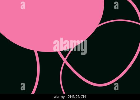 Moderner farbenfroher einfacher Hintergrund mit organischen abstrakten Elementen und dynamischen Formen. Minimalistischer Stil. Designvorlage für kreative Ideen. Stockfoto