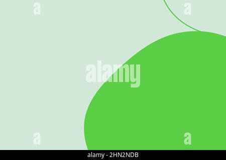 Moderner farbenfroher einfacher Hintergrund mit organischen abstrakten Elementen und dynamischen Formen. Minimalistischer Stil. Designvorlage für kreative Ideen. Stockfoto