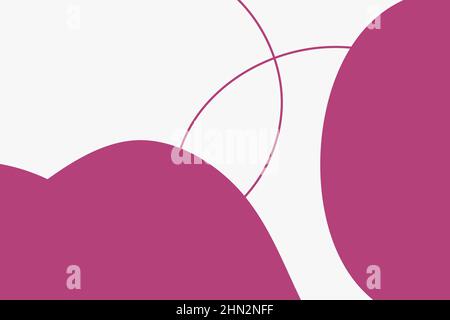 Moderner farbenfroher einfacher Hintergrund mit organischen abstrakten Elementen und dynamischen Formen. Minimalistischer Stil. Designvorlage für kreative Ideen. Stockfoto