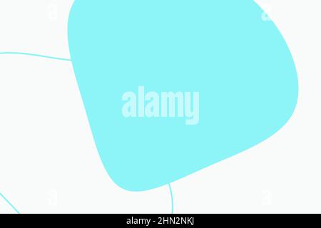 Moderner farbenfroher einfacher Hintergrund mit organischen abstrakten Elementen und dynamischen Formen. Minimalistischer Stil. Designvorlage für kreative Ideen. Stockfoto