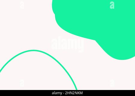 Moderner farbenfroher einfacher Hintergrund mit organischen abstrakten Elementen und dynamischen Formen. Minimalistischer Stil. Designvorlage für kreative Ideen. Stockfoto