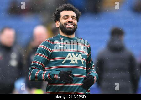 Burnley, Großbritannien. 13th. Februar 2022. Mohamed Salah aus Liverpool während des Spiels der Premier League in Turf Moor, Burnley, Großbritannien. Bilddatum: Sonntag, 13. Februar 2022. Bildnachweis sollte lauten: Anthony Devlin Kredit: Anthony Devlin/Alamy Live News Stockfoto