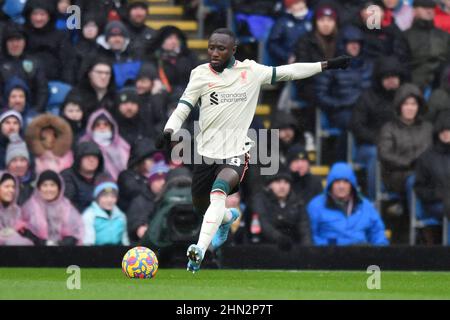 Burnley, Großbritannien. 13th. Februar 2022. Liverpools Naby Keita während des Spiels in der Premier League in Turf Moor, Burnley, Großbritannien. Bilddatum: Sonntag, 13. Februar 2022. Bildnachweis sollte lauten: Anthony Devlin Kredit: Anthony Devlin/Alamy Live News Stockfoto