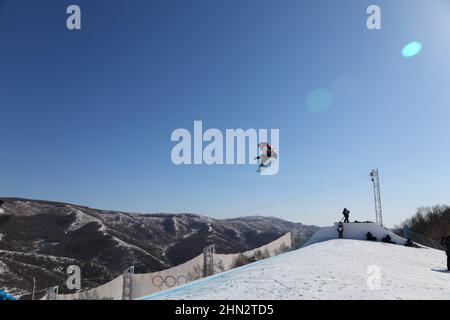 Jamie Anderson (USA), 5. FEBRUAR 2022 - Snowboarden: Frauen-Slopestyle-Qualifikation während der Olympischen Winterspiele 2022 in Peking im Genting Sno Stockfoto