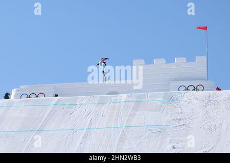 Jamie Anderson (USA), 5. FEBRUAR 2022 - Snowboarden: Frauen-Slopestyle-Qualifikation während der Olympischen Winterspiele 2022 in Peking im Genting Sno Stockfoto