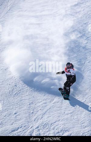 Jamie Anderson (USA), 5. FEBRUAR 2022 - Snowboarden: Frauen-Slopestyle-Qualifikation während der Olympischen Winterspiele 2022 in Peking im Genting Sno Stockfoto